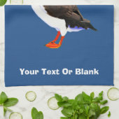 大西洋パフィン キッチンタオル (折り畳み)