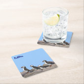 大西洋パフィン スクエアペーパーコースター (インサイチュ)