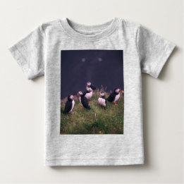 大西洋パフィン ベビーTシャツ