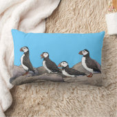 大西洋パフィン ランバークッション (ブランケット)
