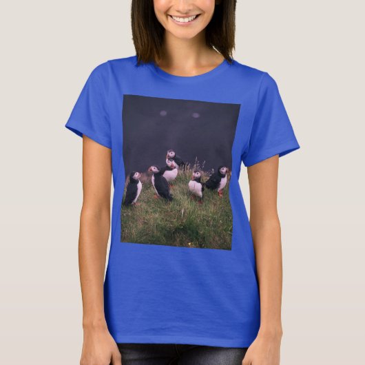 大西洋パフィン Tシャツ (正面)