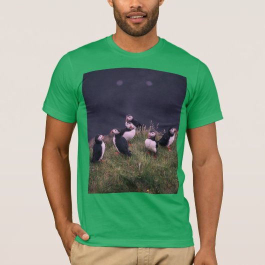 大西洋パフィン Tシャツ (正面)