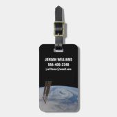 大西洋中部低気圧システム。 ラゲッジタグ (正面縦)