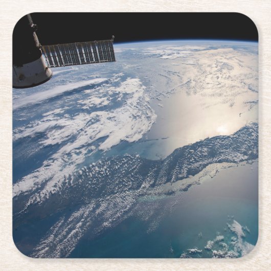 大西洋国際的上のSpce駅 スクエアペーパーコースター (正面)