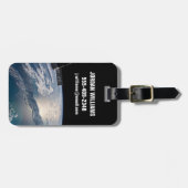 大西洋国際的上のSpce駅 ラゲッジタグ (正面横)