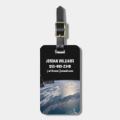 大西洋国際的上のSpce駅 ラゲッジタグ (正面縦)