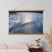 大西洋国際的上のSpce駅 吊り下げ型タペストリー (寝室)