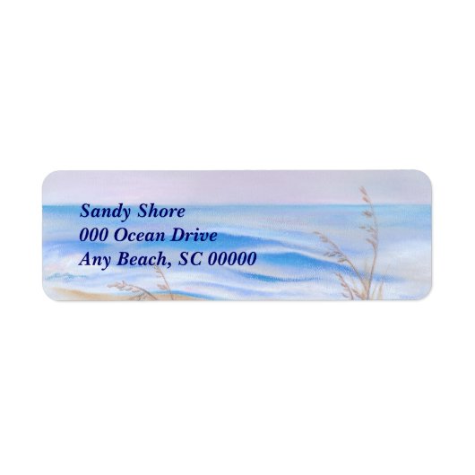 大西洋夕べスカイ海シーオーツパステル ラベル (正面)