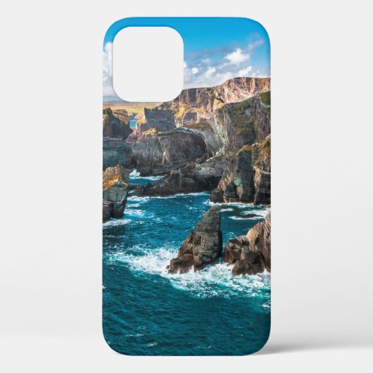 大西洋岸のミゼン岬の劇的な風景 Case-Mate iPhoneケース (裏面)