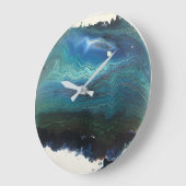大西洋横断アートクロック ラージ壁時計 (傾斜)