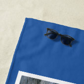 大西洋海カスタマイズ可能な青いビーチタオル ビーチタオル (インサイチュ)