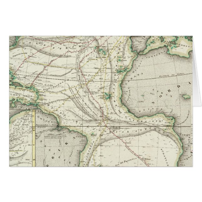 大西洋海図 (正面横)