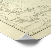 大西洋海図 ポスター (角)