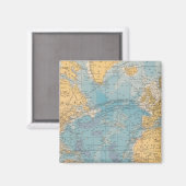 大西洋海地図 マグネット (正面/裏面)