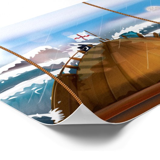 大西洋海嵐 ポスター (角)