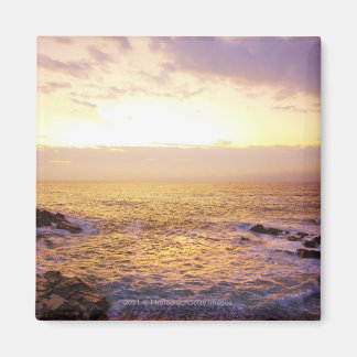 大西洋海日の出、ポートランドからの眺め マグネット