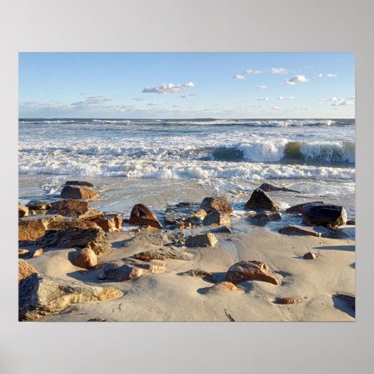 大西洋海波の写真 ポスター (正面)