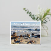 大西洋海波の写真 箔シーズンポストカード (立ち正面)