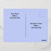 大西洋海波の写真 箔シーズンポストカード (裏面)