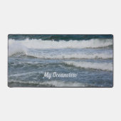 大西洋海波写真 デスクマット (正面)