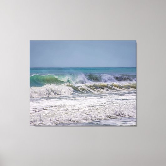 大西洋海破壊波 キャンバスプリント (正面)