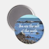 大西洋海聖句勇気付けられるの写真 マグネット (正面/裏面)