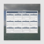 大西洋海2026年磁気カレンダー (正面)