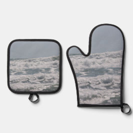 大西洋海 鍋つかみ&鍋敷きセット