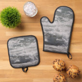 大西洋海 鍋つかみ&鍋敷きセット (トップダウン)