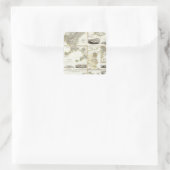 大西洋火山活動 スクエアシール (バッグ)