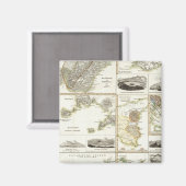 大西洋火山活動 マグネット (正面/裏面)