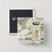 大西洋火山活動 缶バッジ (正面&裏面)