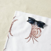 大西洋産カニ ビーチタオル (インサイチュ)