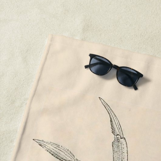 大西洋産カニ ビーチタオル (インサイチュ)