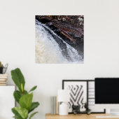 大西洋産サケのサルモサラを跳躍 ポスター (ホームオフィス)