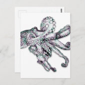 大西洋産タコ葉書 ポストカード (正面/裏面)