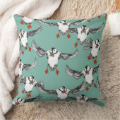 大西洋産パフィンミント クッション (ブランケット)