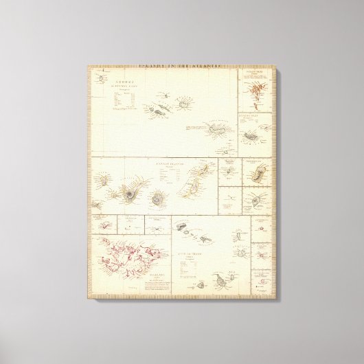 大西洋諸島 キャンバスプリント (正面)