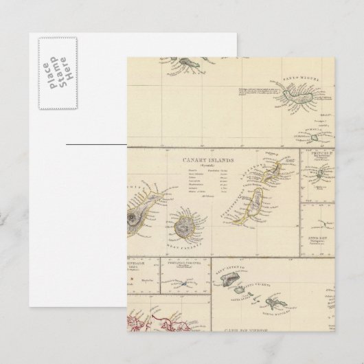 大西洋諸島 ポストカード (正面/裏面)