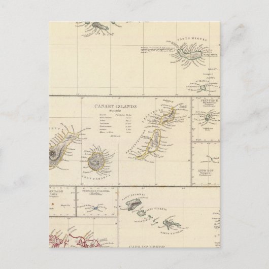 大西洋諸島 ポストカード (正面)