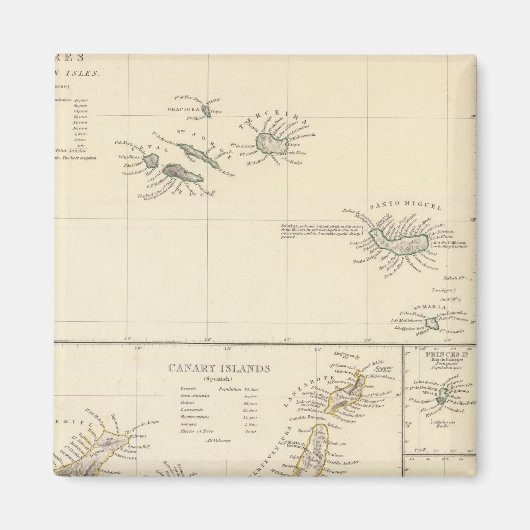 大西洋諸島 マグネット (正面)