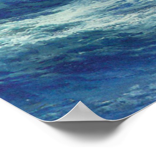 大西洋転が ポスター (角)