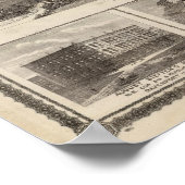 大西洋、アイオワ州の農場と農場 ポスター (角)