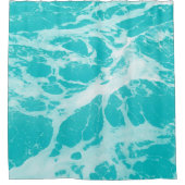 大西洋#3波#ocean #wall #decor シャワーカーテン (正面)