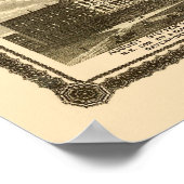 大西洋， IAパノラママップ – 1875 ポスター (角)