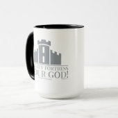 大要塞は我らの神なり マグカップ (正面左)