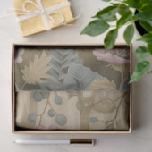 大規模なウッドランドフォレストクリッター花模様の切り離し 薄葉紙 (ギフト)