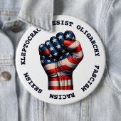 大規模なレジスタファーストの政治民主党議員アンチトランプ 缶バッジ (インサイチュ)