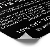 大規模な取り外しバン、取り外し広告会社 ポスター (角)