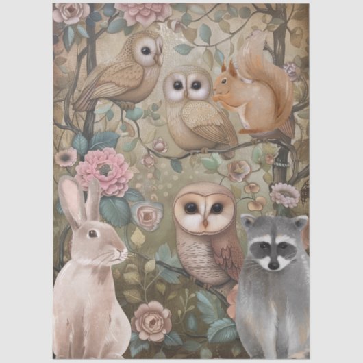 大規模な森林生物のフローラ切り離し 薄葉紙 (正面)